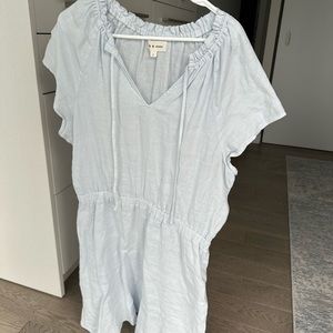 Cloth and stone size large blue dress